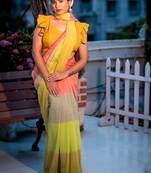 multicolor woven cotton zari work all seasons sarees