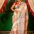 off white hand woven tussar kantha work all seasons sarees