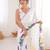 white color chinon fabric digital print smart ethnic saree