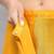 yellow color ready to wear chinon fabric saree for stylish looks