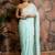 green woven georgette cutdana work all seasons sarees
