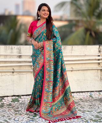 rama elegant viscose silk blend rich sophisticated saree 4