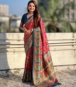 pink color elegant viscose silk blend fabric rich sophisticated saree