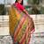 mustard color elegant viscose silk blend fabric rich sophisticated saree