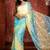 multicolor woven organza cutdana work all seasons sarees