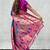 firozi color soft silk blend fabric woven meenakari designer ethnic partywear saree
