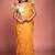 saffron woven organza sequins work all seasons sarees