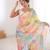 multy color girlie chinon fabric designer digital printed ceremonial saree