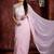 pink woven georgette stone work all seasons sarees