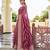 maroon color beautiful woven designer partywear ethnic saree