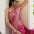 pink color beautiful woven designer partywear ethnic saree