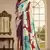 multy color deisgner printed crepe art silk saree for ceremonial presence