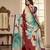 multy color deisgner printed crepe art silk saree for ceremonial presence