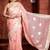 pink woven organza zari work all seasons sarees