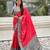 pink color patola silk blend fabric woven meenakari designer saree