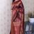 maroon color soft silk blend  woven jari designer ethnic partywear saree