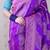 purple color soft silk blend  woven jari designer ethnic partywear saree
