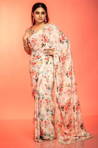 white woven faux silk blend blend zari work all seasons sarees