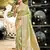 mint green assam silk blend fabric woven designer saree for party looks