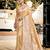 cream color assam silk blend fabric woven designer saree for party looks