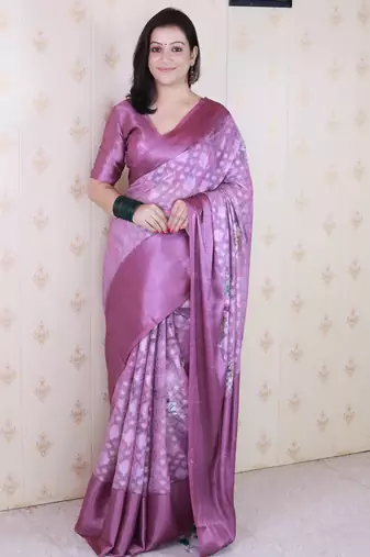 wine color beautiful partywear ethnic saree