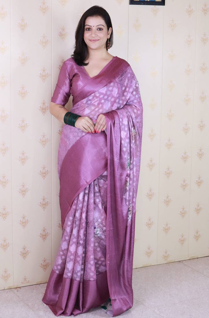 wine color beautiful partywear ethnic saree