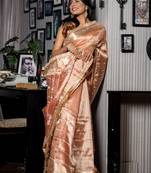 multicolor woven tissue zari work all seasons sarees