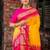 multicolor woven faux kanjivaram silk blend zari work all seasons sarees