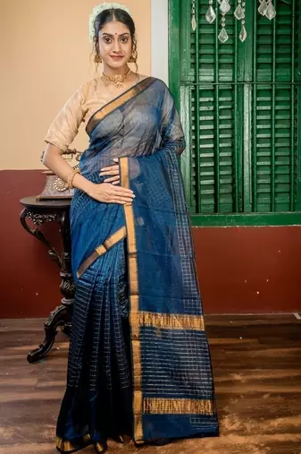 multicolor hand woven cotton zari work all seasons sarees