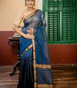 multicolor hand woven cotton zari work all seasons sarees