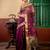 wine hand woven silk blend cotton zari work all seasons sarees