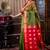 green hand woven silk blend cotton zari work all seasons sarees
