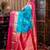 multicolor hand woven silk blend zari work all seasons sarees