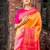 multicolor hand woven silk blend zari work all seasons sarees
