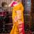 yellow woven faux silk blend blend zari work all seasons sarees