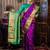 violet hand woven silk blend zari work all seasons sarees
