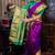 violet hand woven silk blend zari work all seasons sarees