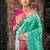 green hand woven silk blend zari work all seasons sarees