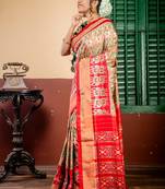 multicolor hand woven silk blend zari work all seasons sarees