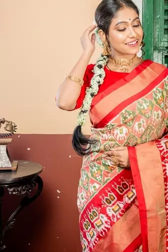multicolor hand woven silk blend zari work all seasons sarees
