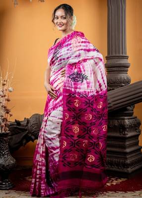 multicolor hand woven tussar bengal handloom all seasons sarees 3