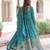 Rama crunchy sequins embroidered flared gown with heavy dupatta