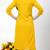 Yellow plain rayon kurta Pant
