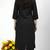 Black plain rayon kurta Pant