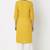 Yellow embroidered rayon kurta palazzo