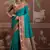 sea green tussar silk blend handloom weaving saree     ready to dispatch