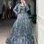 teal Tasar Silk Printed Lehenga Choli with jacket