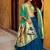 Royal Paithani Soft Silk Lehenga Choli with Zari Weaving, Sequins & Thread Embroidery with batua