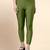 ArmyGreen Microfiber elastane stretch soft cropped leggings with ultrasoft waistband