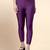 BerryPurple Microfiber elastane stretch soft cropped leggings with ultrasoft waistband